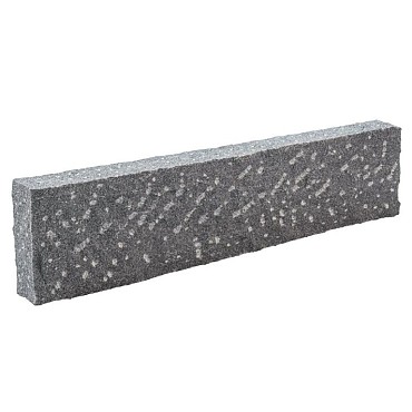 Donker grijs graniet G654 opsluitband bekapt 100x25x8 cm. ~