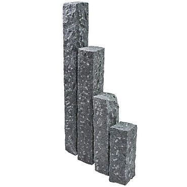 Donker grijs graniet G654 palissade bekapt 750x12x12 cm. ~