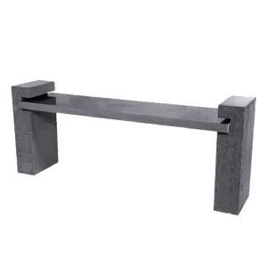 Donker grijs graniet G654 bank Morena ~