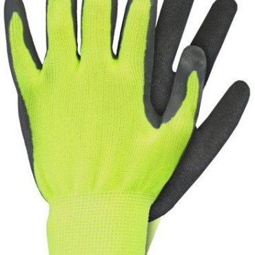 Werkhandschoenen latex geel maat XL ~
