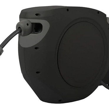 Talen Tools – Wandslangenbox – Tuinslang ½” van 25 meter - Met twee muurbeugels – Automatisch oprolsysteem ~