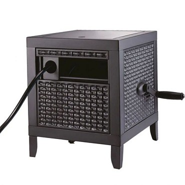 Tuinslangbox wicker design ~