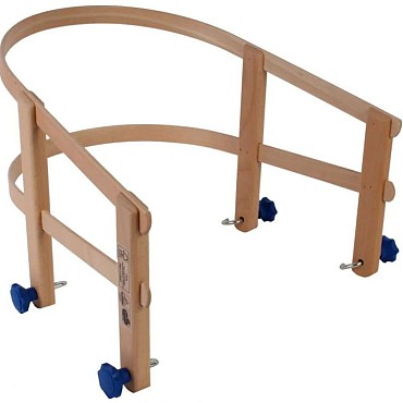 Rugsteun slede geheel hout ~