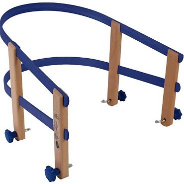 Rugsteun slede hout/kunststof ~