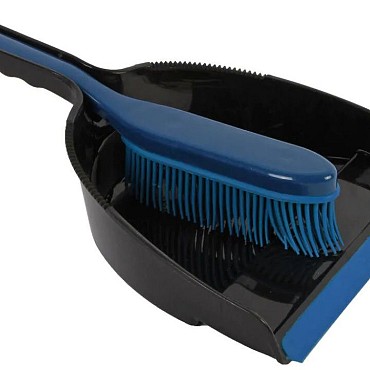 Rubber stoffer en blik ~