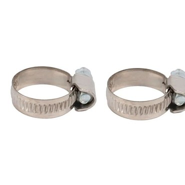 Slangklemmen verzinkt 12-22mm 2 stuks ~