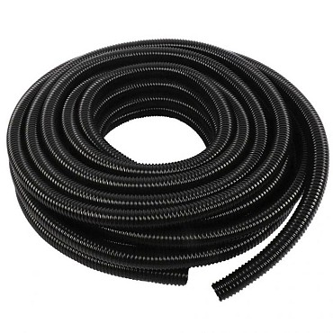 Vijverslang zwart 40mm 30m ~