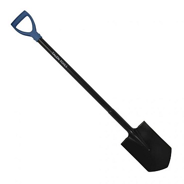 Metalen spade met D-handvat ~