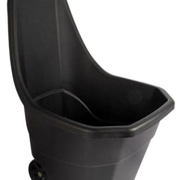 Tuintrolley zwart recycled ~