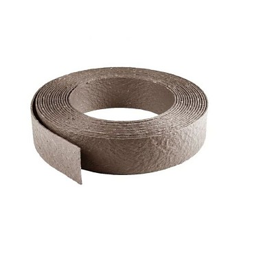 Ecolat opgerold 14cm x 7mm - 25 meter bruin ~