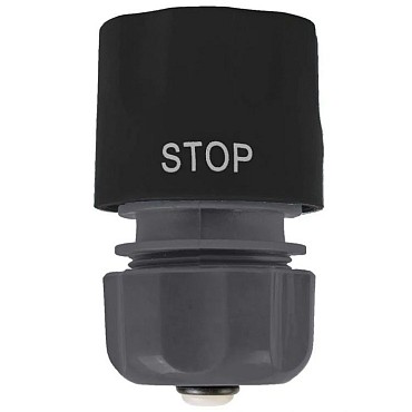 Slangkoppeling waterstop 1/2