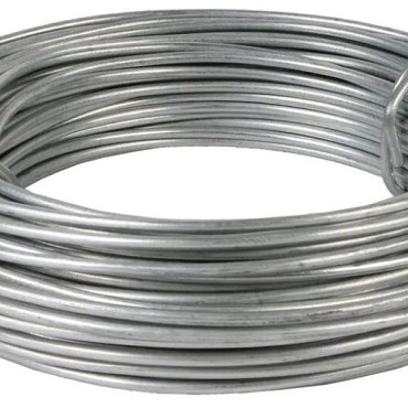 Spandraad gegalvinseerd 25m x 2,7mm ~