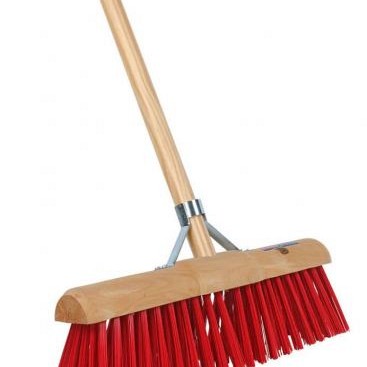 Stadsbezem compleet kunststof 45 cm ~