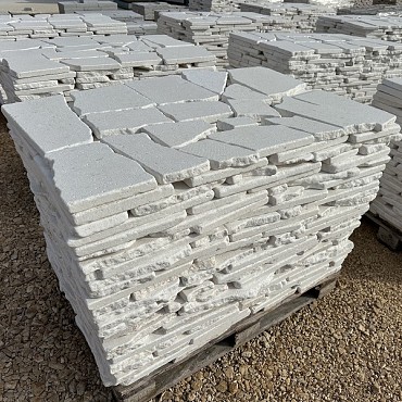 Lahor White flagstones 2-3 cm. ~