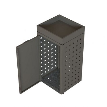 Kliko ombouw 120 ltr. Taupe met tuinbak