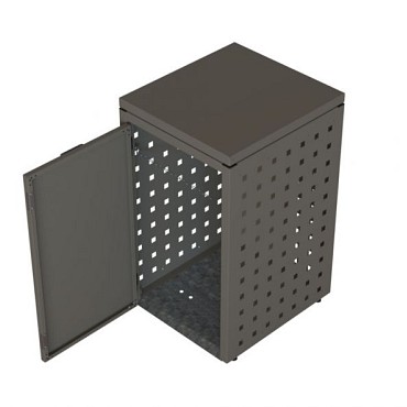 Kliko ombouw 120 ltr. Taupe met vast deksel