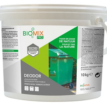 Biomix Pro Deodor (10 kg.) afvalbakkenpoeder voorkomt maden ~