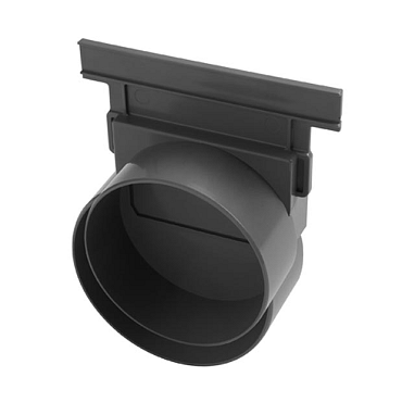 Connecto 100 PVC Eindstuk/Uitlaatstuk D110 (grijs) ~