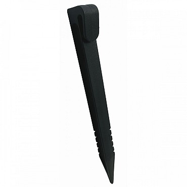 Recy-Edge piket 2x1.5x26 cm zwart (12 stuks) ~