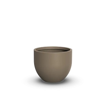 Komvormige polyester bloembak Ø60x50 cm. ~