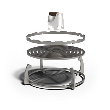 Cooking foob bumper staal 43,4x43,4x2,8 cm. ~