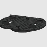 Comfort bovenplaat C-clip LINUP voor Linup profiel ~