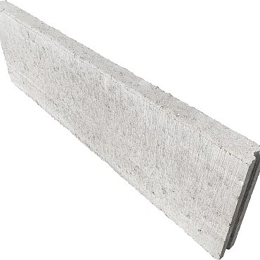 Betonband 6x40x100 cm grijs ~