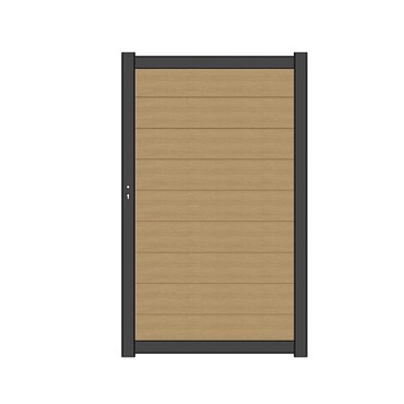 NTW Premium deur met alu frame horizontaal Red Cedar 97x186 cm. ~