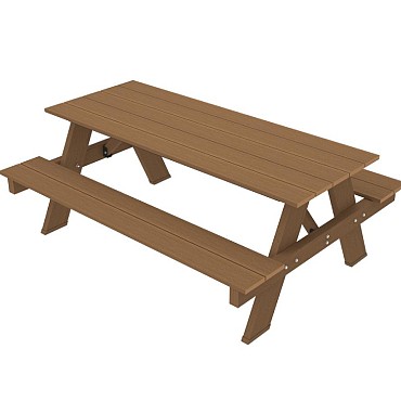 NTW picknicktafel bladmaat 180x70 cm. Teak ~