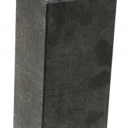 Betonpoer L 18x18x50 cm. recht schroefdraad M20 antraciet. ~