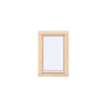 Vuren Draai-kiep raam Prestige 84,4x126,2 cm. onbehandeld. ~