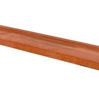 Hardhouten fundamentbalk 4,5x8,5x300 cm. ~