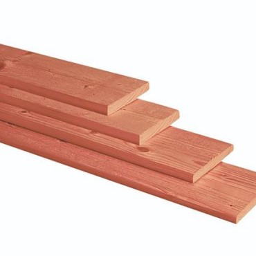 Douglas geschaafde plank 1,6x14x195 cm. onbehandeld. ~