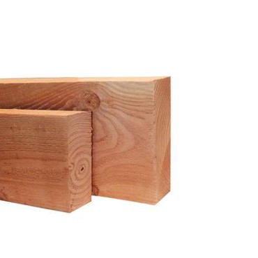 Douglas geschaafde gording 6,5x21x300 cm. onbehandeld. ~