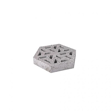 Schellevis Oudhollands eco grijs 37,5x37,5x7 cm. ~