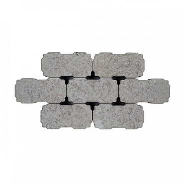 Betonkeien 22x11x8 cm Grijs waterpasserend - Rollmops stapeling - Benor ~