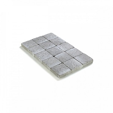Kassei getrommeld 15x15x4 Grijs