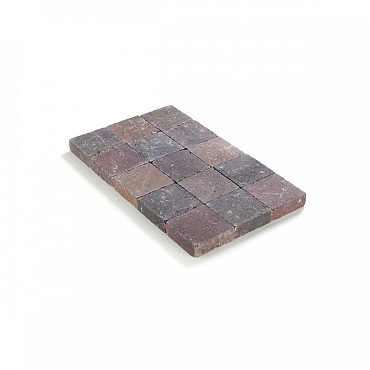 Kassei getrommeld 15x15x5 Herfstkleur ~