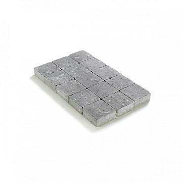Kassei getrommeld 15x15x6 Grijs