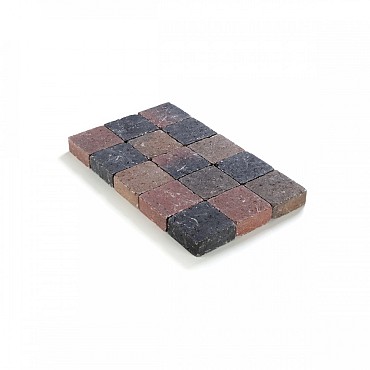 Kassei getrommeld 15x15x6 Herfstkleur ~