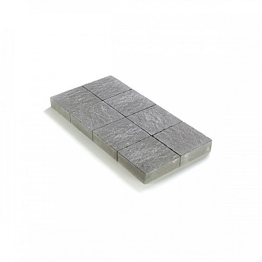 Kassei in-Line getrommeld 20x20x6 Grijs ~