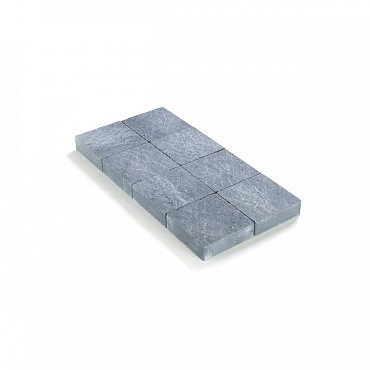 Kassei in-Line getrommeld 20x20x6 Arduinblauw ~