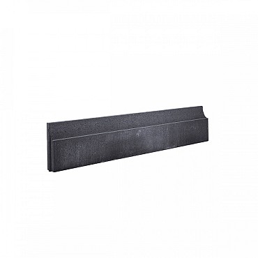 Opsluitband fijne bovenzijde 100x20x6 cm Zwart ~