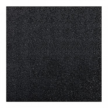 Rubber tegel 50x50x2.5 cm Zwart ~