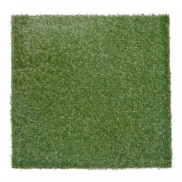Rubber tegel met kunstgras 50x50x2.5 cm
