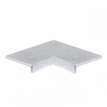 Keramiek 20 mm binnenhoek uit 2 stukken 60x30 cm Doublure in verstek 4-10 cm ~