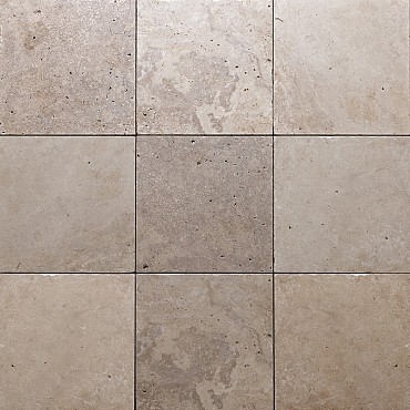 Travertino Autum Honed Antique 40x40x3 cm. ~