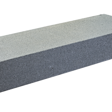 Donker grijs graniet G654 traptrede gevlamd 150x35x15 cm. ~
