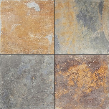 Multicolour Slate Basic 60x60x2-3 cm. ~