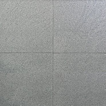Donker grijs graniet G654 gevlamd 40x40x3 cm. ~